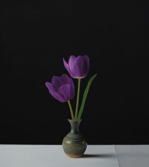 Jo Barrett - Still Life with Purple Tulips